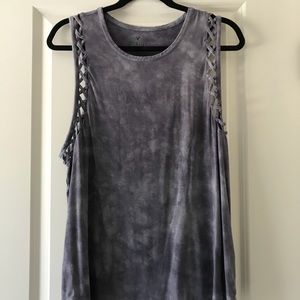 purple american eagle tank